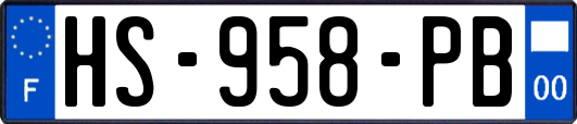 HS-958-PB