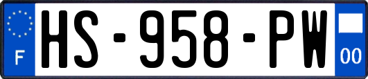 HS-958-PW