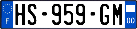 HS-959-GM
