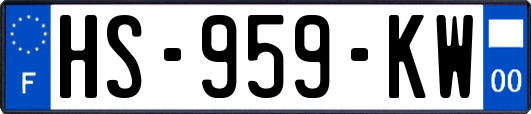 HS-959-KW