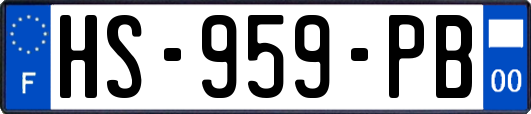 HS-959-PB