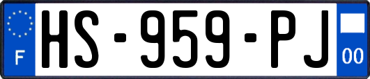 HS-959-PJ