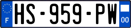 HS-959-PW