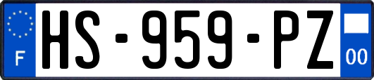 HS-959-PZ