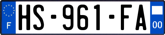 HS-961-FA
