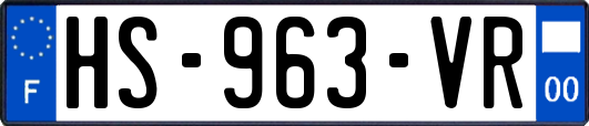 HS-963-VR