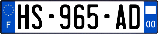 HS-965-AD