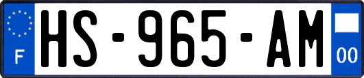 HS-965-AM