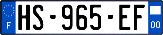HS-965-EF