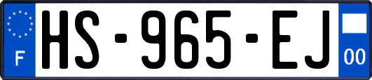 HS-965-EJ