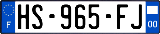 HS-965-FJ