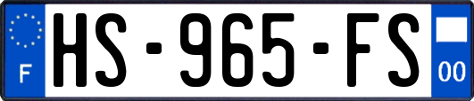HS-965-FS