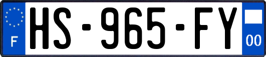 HS-965-FY