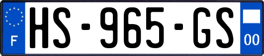 HS-965-GS