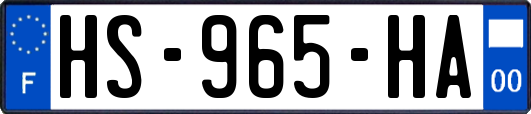 HS-965-HA