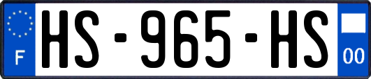 HS-965-HS