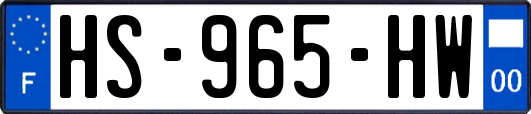 HS-965-HW