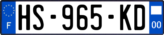 HS-965-KD