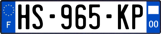 HS-965-KP
