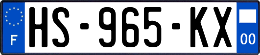 HS-965-KX