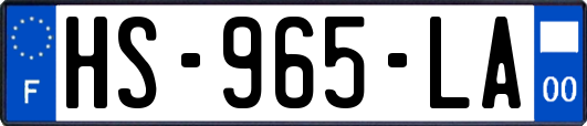 HS-965-LA