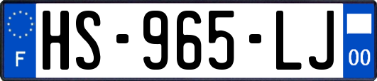 HS-965-LJ