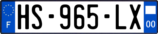 HS-965-LX