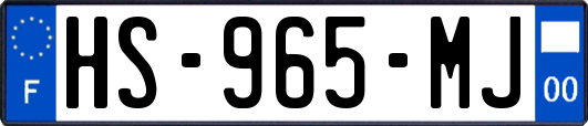HS-965-MJ