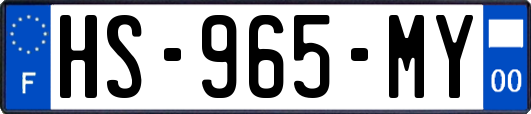 HS-965-MY