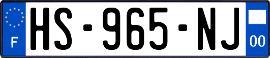 HS-965-NJ