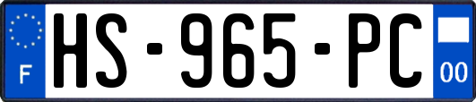 HS-965-PC