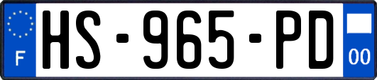 HS-965-PD