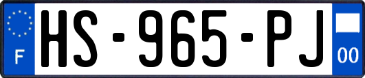 HS-965-PJ