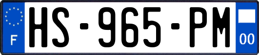 HS-965-PM
