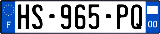 HS-965-PQ