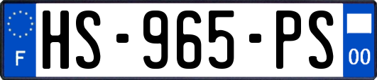 HS-965-PS