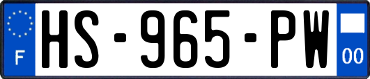 HS-965-PW