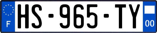HS-965-TY