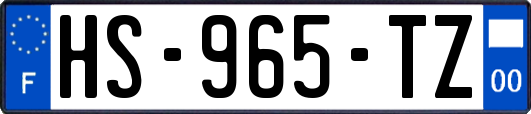 HS-965-TZ