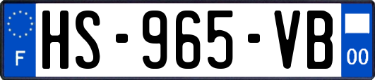 HS-965-VB