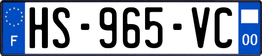 HS-965-VC