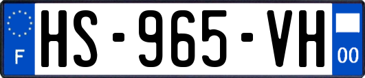 HS-965-VH