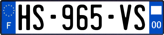 HS-965-VS