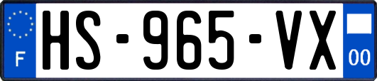 HS-965-VX