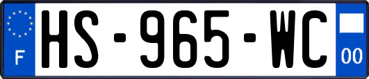 HS-965-WC