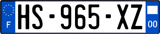 HS-965-XZ