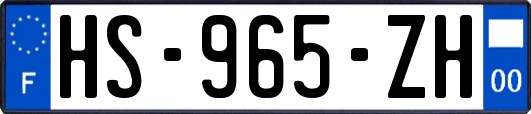 HS-965-ZH