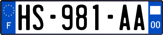 HS-981-AA