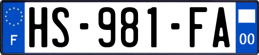 HS-981-FA