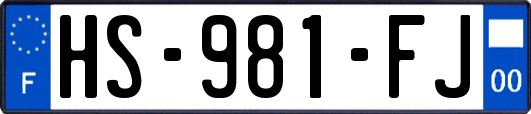 HS-981-FJ